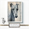 Greyhound portrait with azure highlights in a monochromatic scheme, from the 'Azure Reflection of a Greyhound's Soul' digital art series.