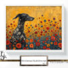 Digital kaleidoscope of greyhounds, Tery Joy Graphics
