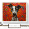 Digital kaleidoscope of greyhounds, Tery Joy Graphics