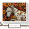 Digital kaleidoscope of greyhounds, Tery Joy Graphics