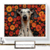 Digital kaleidoscope of greyhounds, Tery Joy Graphics