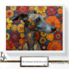 Digital kaleidoscope of greyhounds, Tery Joy Graphics