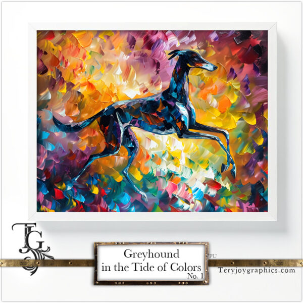 Greyhound in the Tide of Colors No.1 - Image 7