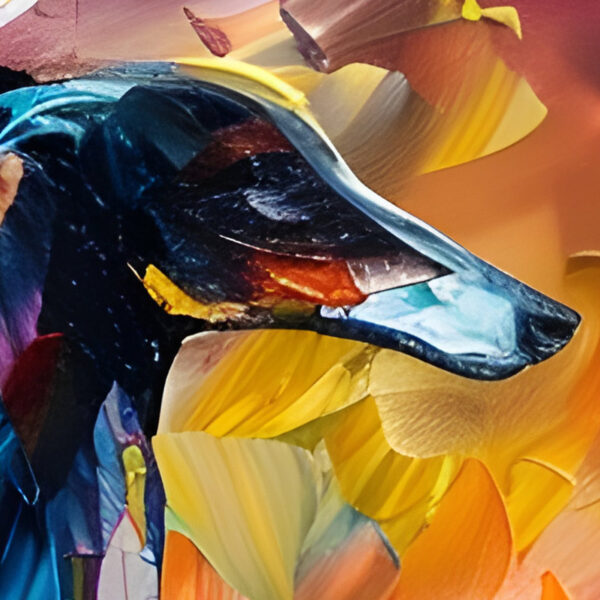 Greyhound in the Tide of Colors No.1 - Image 9