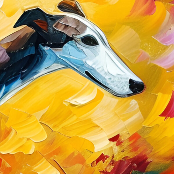 Greyhound in the Tide of Colors No.2 - Image 9