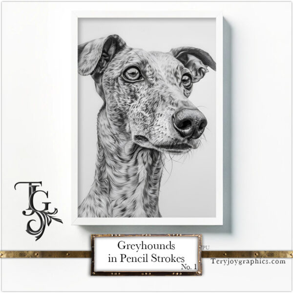 Greyhounds in Pencil Strokes No.1 - Image 8