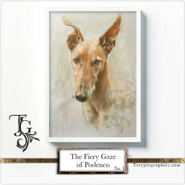 The Fiery Gaze of Podenco No.1 - Image 6