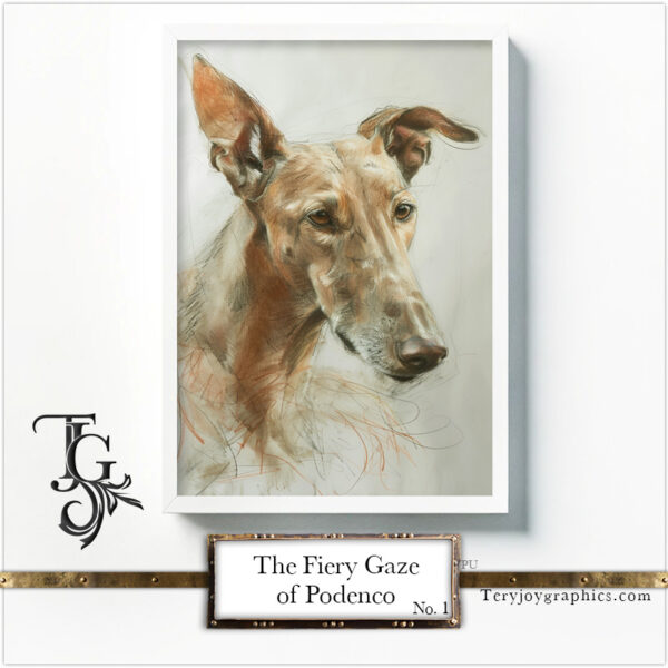 The Fiery Gaze of Podenco No.1 - Image 3