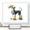 Yellow Pup in the Rain - Image 11