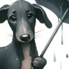 Yellow Pup in the Rain - Image 13