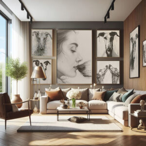 Art and elegance with TJG greyhound images in the interior.