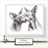 Podenco images in a variety of artistic techniques, from the 'Podenco in Every Image No. 1' digital art series.
