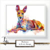 Podenco images in a variety of artistic techniques, from the 'Podenco in Every Image No. 1' digital art series.