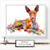 Podenco images in a variety of artistic techniques, from the 'Podenco in Every Image No. 1' digital art series.