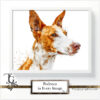 Podenco images in a variety of artistic techniques, from the 'Podenco in Every Image No. 1' digital art series.