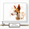 Podenco images in a variety of artistic techniques, from the 'Podenco in Every Image No. 1' digital art series.