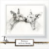 Podenco images in a variety of artistic techniques, from the 'Podenco in Every Image No. 1' digital art series.