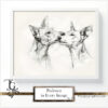 Podenco images in a variety of artistic techniques, from the 'Podenco in Every Image No. 2' digital art series.