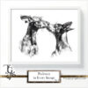 Podenco images in a variety of artistic techniques, from the 'Podenco in Every Image No. 2' digital art series.