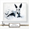 Podenco images in a variety of artistic techniques, from the 'Podenco in Every Image No. 3' digital art series.