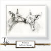 Podenco images in a variety of artistic techniques, from the 'Podenco in Every Image No. 4' digital art series.