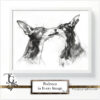 Podenco images in a variety of artistic techniques, from the 'Podenco in Every Image No. 4' digital art series.