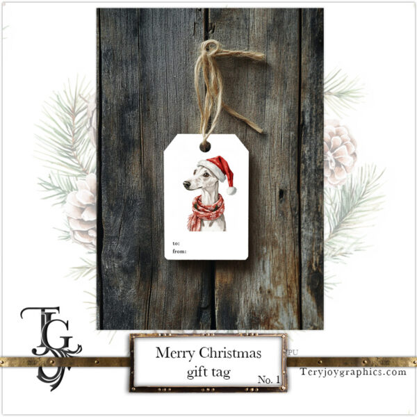 Merry Christmas Gift Tag No.1 - Image 7
