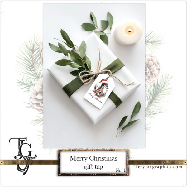 Merry Christmas Gift Tag No.1 - Image 8
