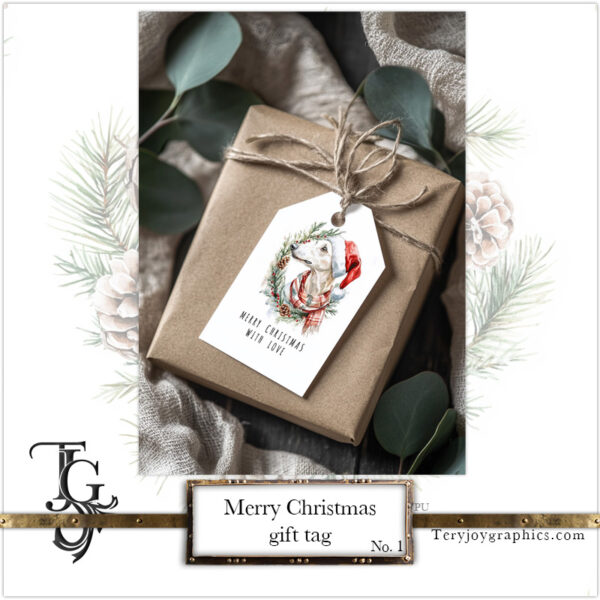 Merry Christmas Gift Tag No.1 - Image 10